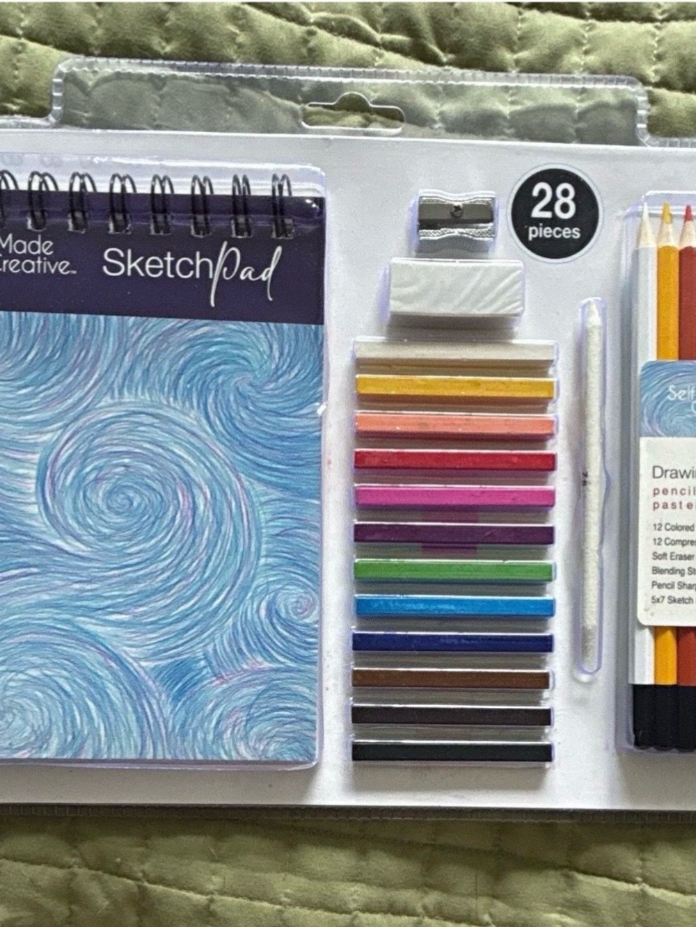 Drawing Art Pencil & Pastel Set - Multicolor